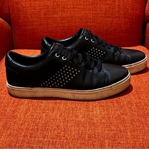 Men’s Zara studded black sneaker sz 10